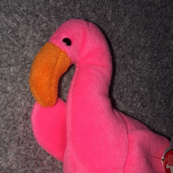 Pinky the Flamingo Collectible Beanie Baby - Picture 6 of 8